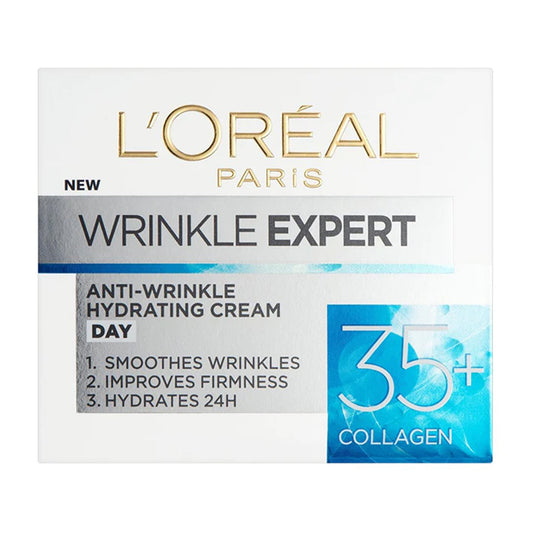L'OREAL PARIS - WRINKLE EXPERT ANTI-WRINKLE HYDRATING DAY CREAM 35+ COLLAGEN - 50G