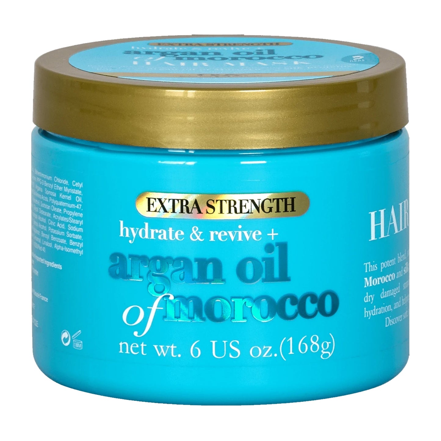 OGX - EXTRA STRENGTH HYDRATE & RENEW+ ARGAN OIL OF MOROCCO HAIR MASK - 168G