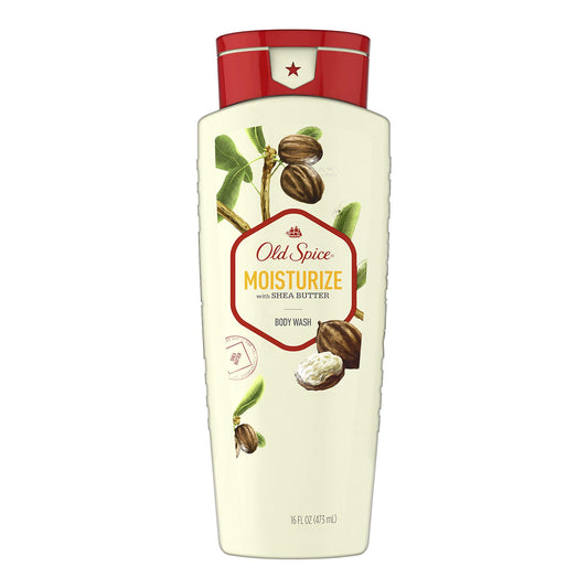 OLD SPICE - MOISTURIZE WITH SHEA BUTTER BODY WASH - 473ML