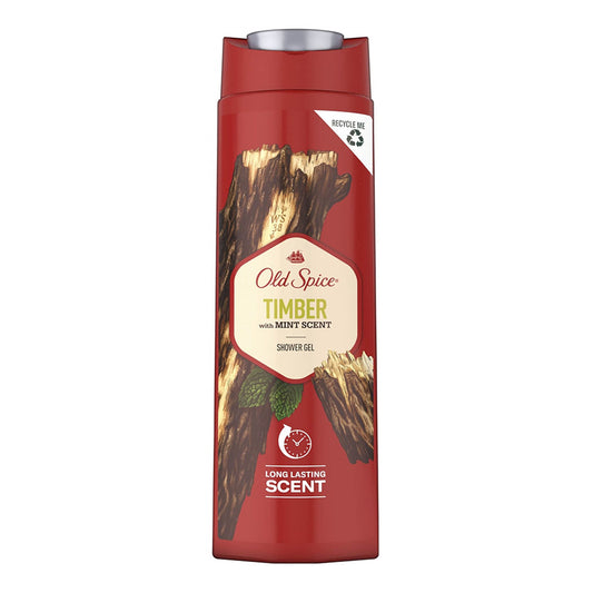 OLD SPICE - TIMBER WITH MINT SCENT SHOWER GEL - 400ML