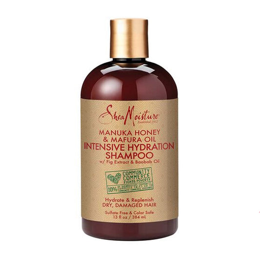 SHEA MOISTURE - MANUKA HONEY & MAFURA OIL INTENSIVE HYDRATION SHAMPOO - 384ML