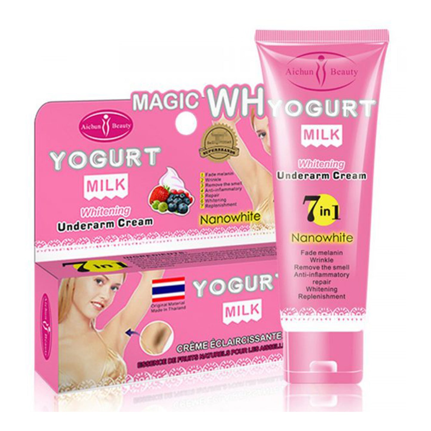 AICHUN BEAUTY - YOGURT MILK WHITENING UNDERARM CREAM - 80G