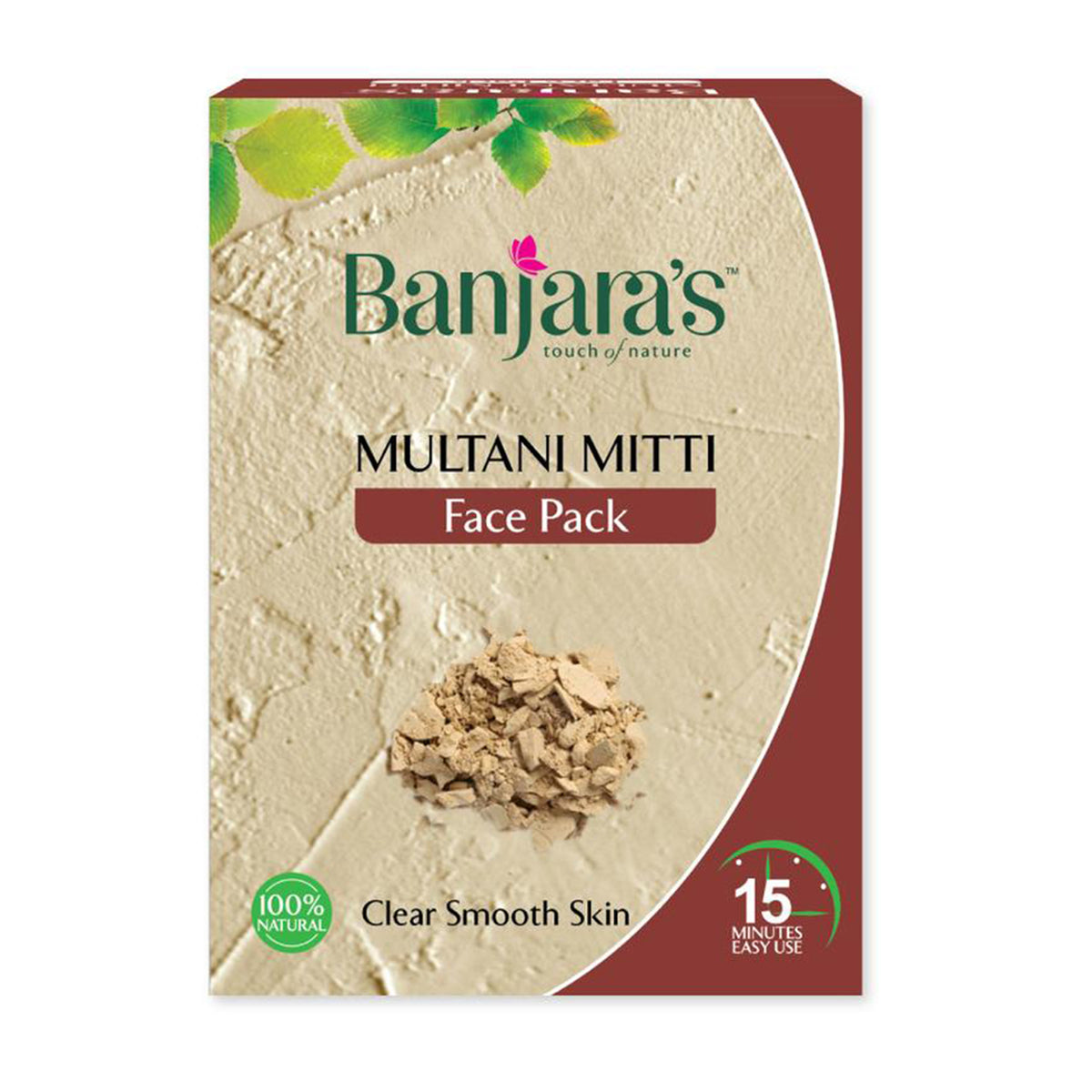 Banjara's - Multani Mitti Face Pack Powder - 100g (India)