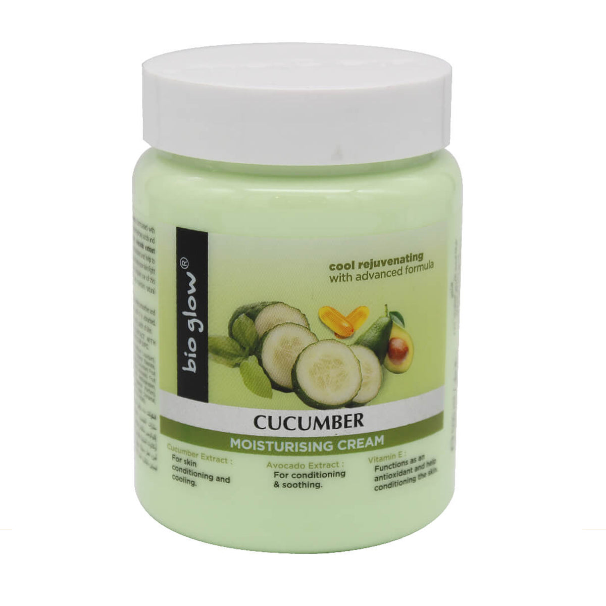 Bio Glow - Cucumber Moisturizing Cream - 500ml (India)