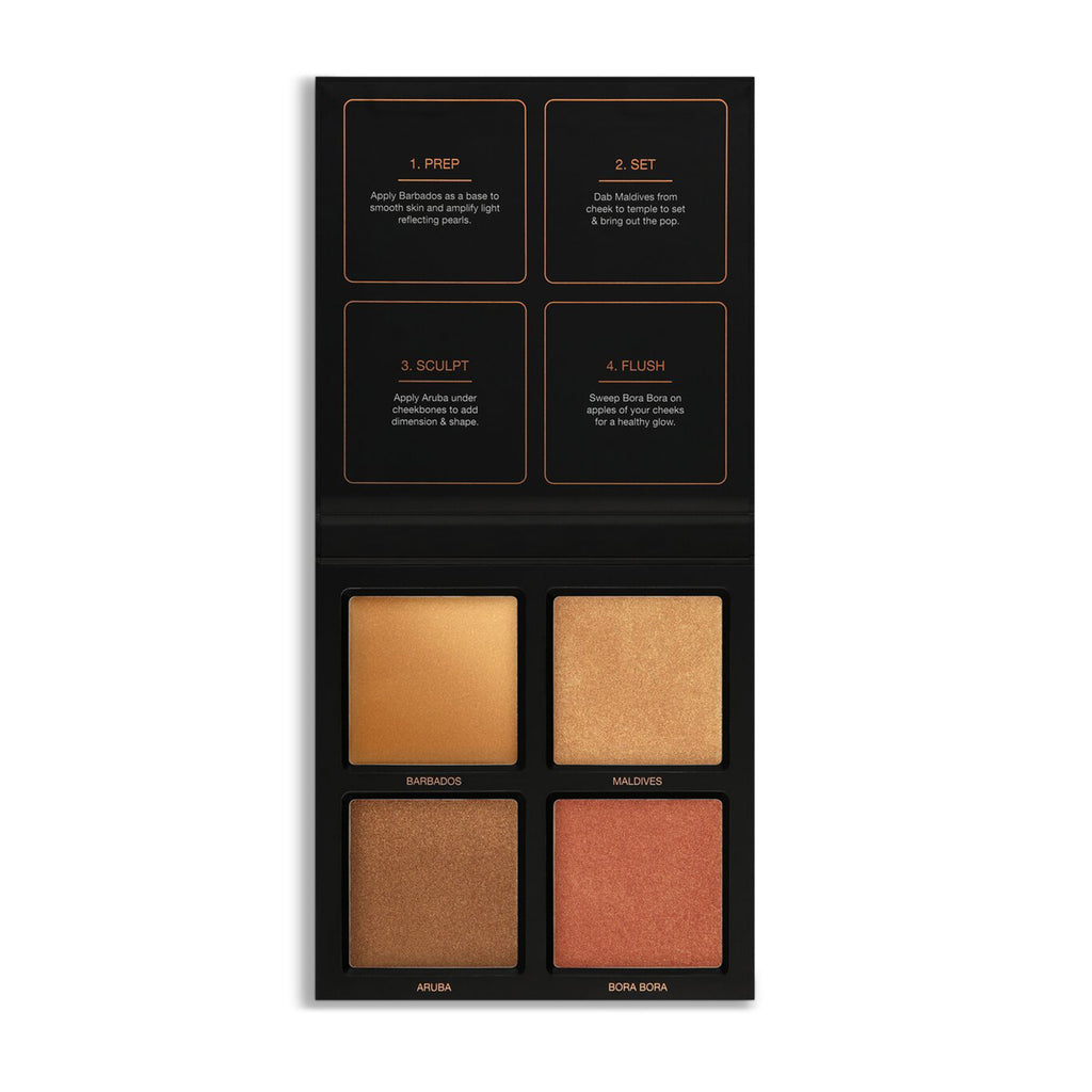 Huda Beauty - 3D Highlighter Palette - Bronze Sands (PRC)