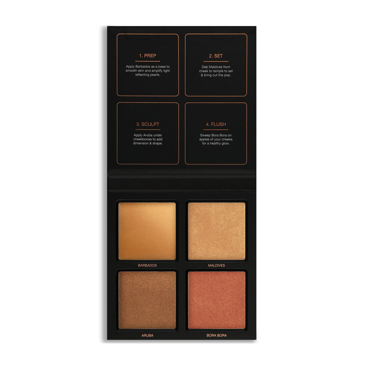 Huda Beauty - 3D Highlighter Palette - Bronze Sands (PRC)