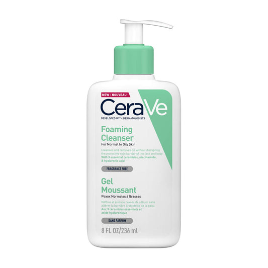 CERAVE - FOAMNG CLEANSER FOR NORMAL TO OILY SKIN - 236ML