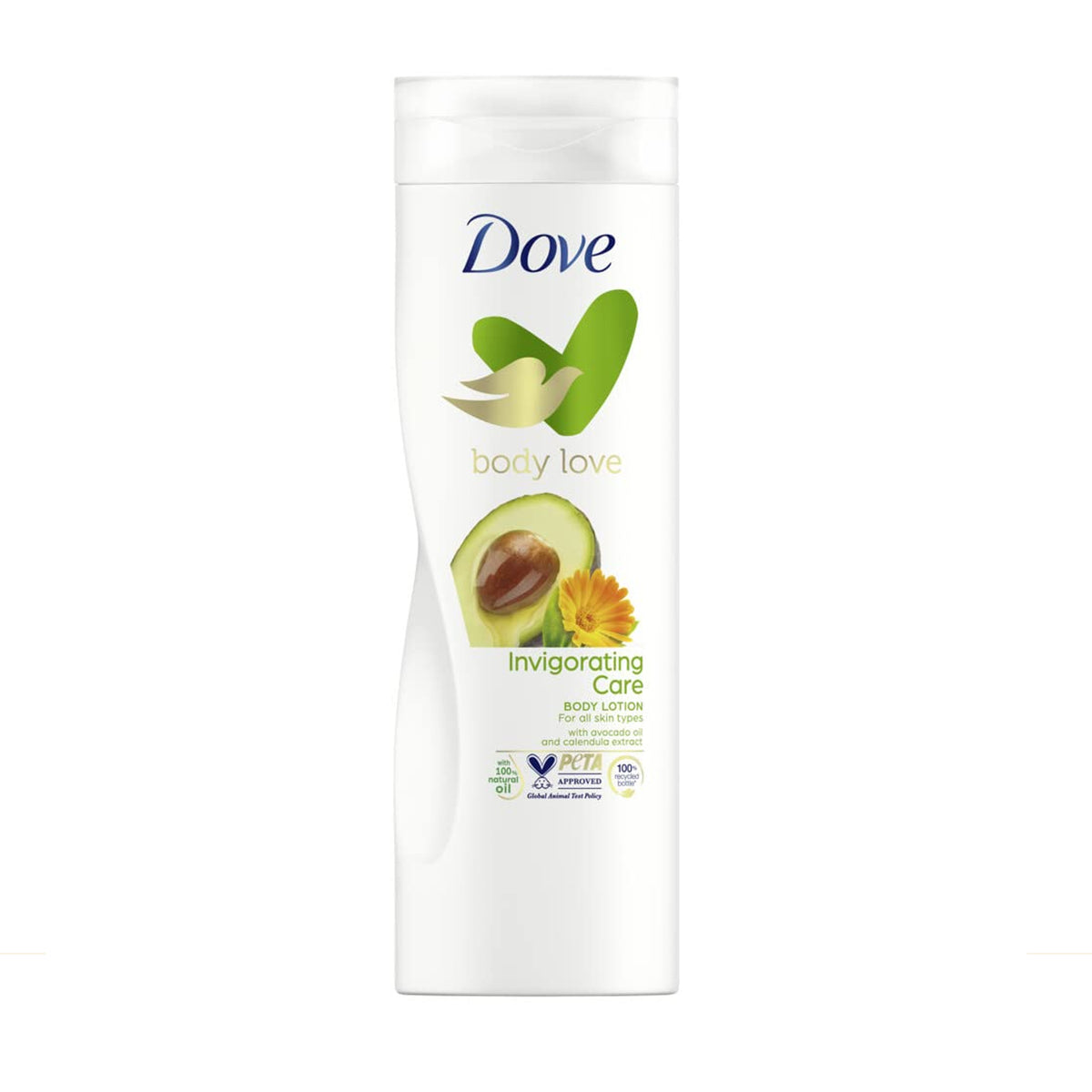 Dove - Body Love Invigorating Care Body Lotion For All Skin Types With Avocado Oil & Calendula Extract - 400ml (Germany)
