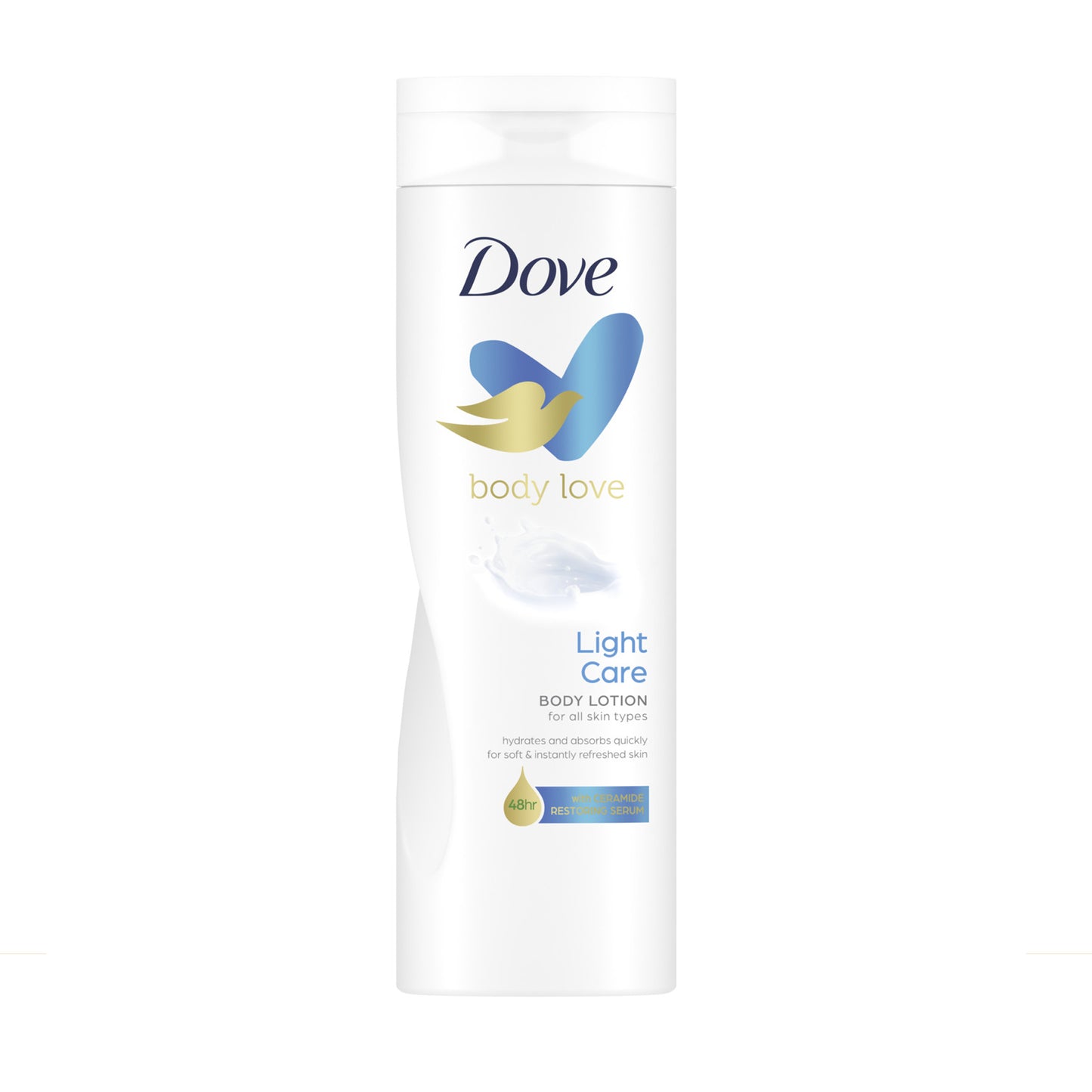 DOVE - BODY LOVE LIGHT CARE BODY LOTION WITH CERAMIDE RESTORING SERUM - 400ML