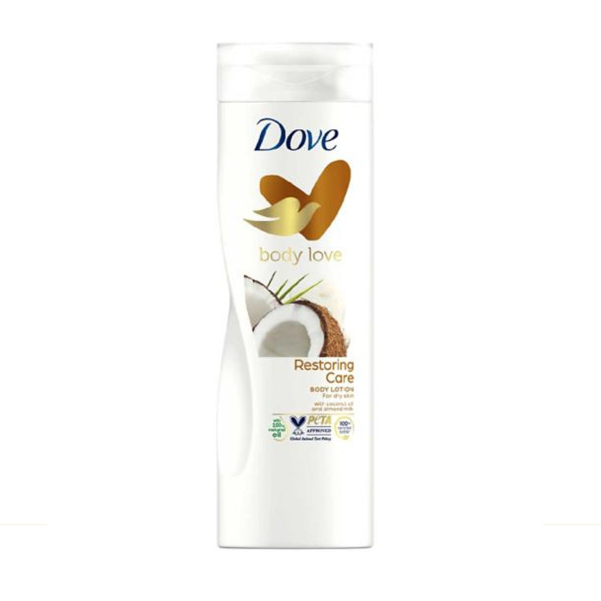 Dove - Body Love Restoring Care Body Lotion For Dry Skin With Coconut Oil & Almond Milk - 400ml (Germany)