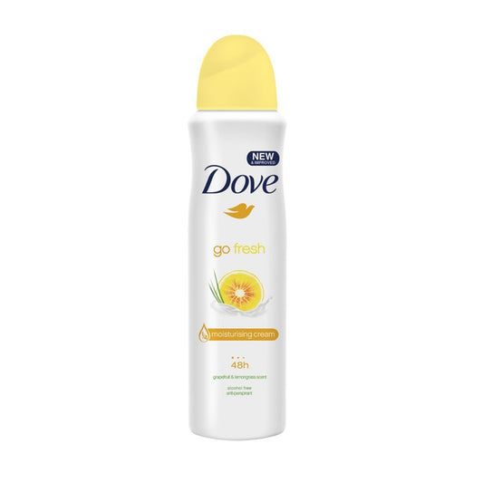 DOVE - GO FRESH GRAPEFRUIT & LEMONGRASS SCENT 48H ANTI-PERSPIRANT DEODORANT SPRAY - 150ML