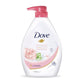 DOVE - GO FRESH ROSE SOOTHING BODY WASH WITH ROSE & ALOE VERA - 1L