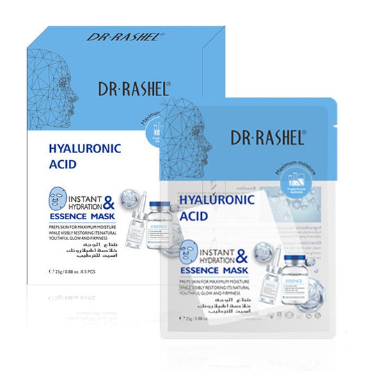 DR. RASHEL - HYALURONIC ACID INSTANT & HYDRATION ESSENCE MASK (5 SHEETS)
