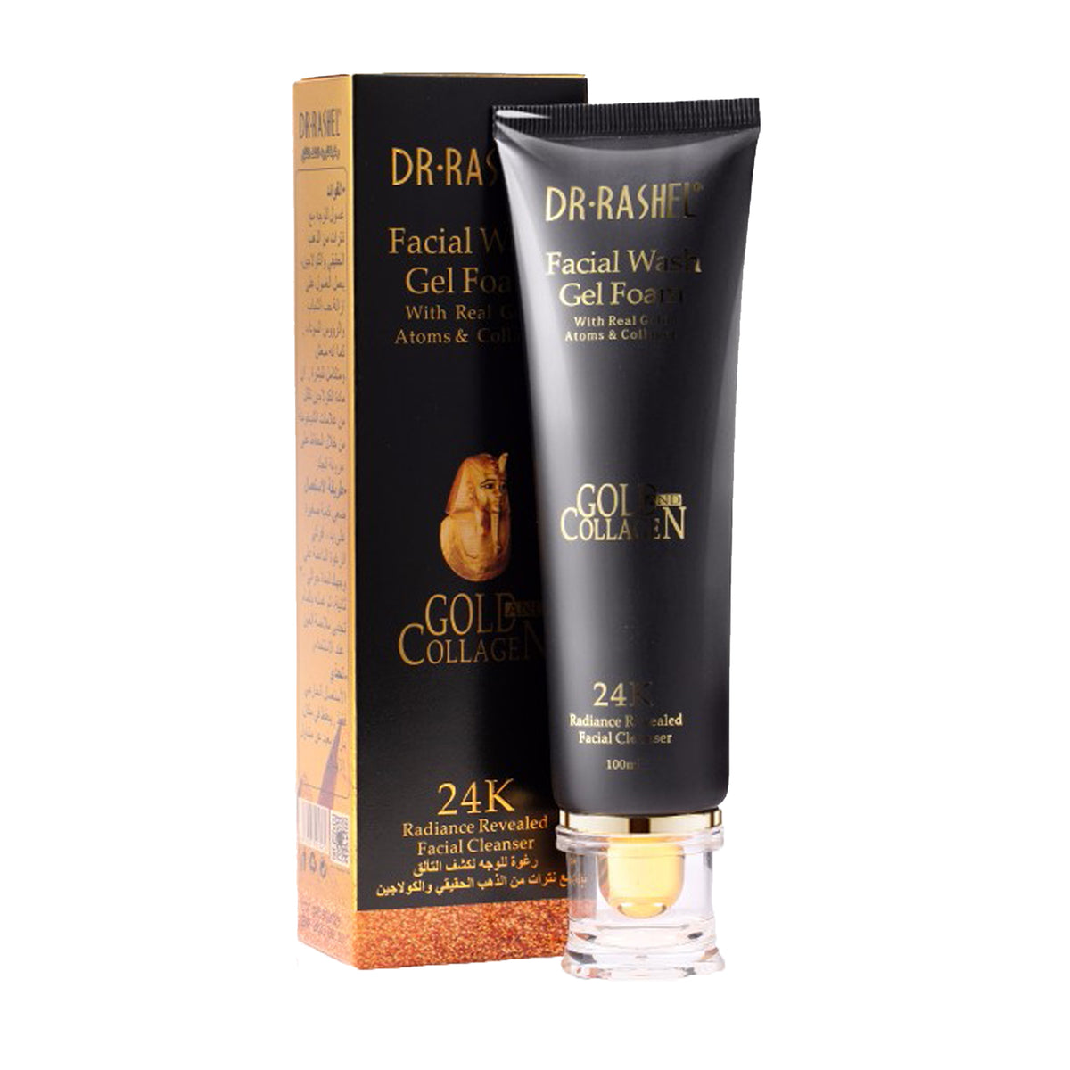 Dr. Rashel - 24K Gold & Collagen Facial Wash Gel Foam With Real Gold Atoms & Collagen - 100ml (PRC)