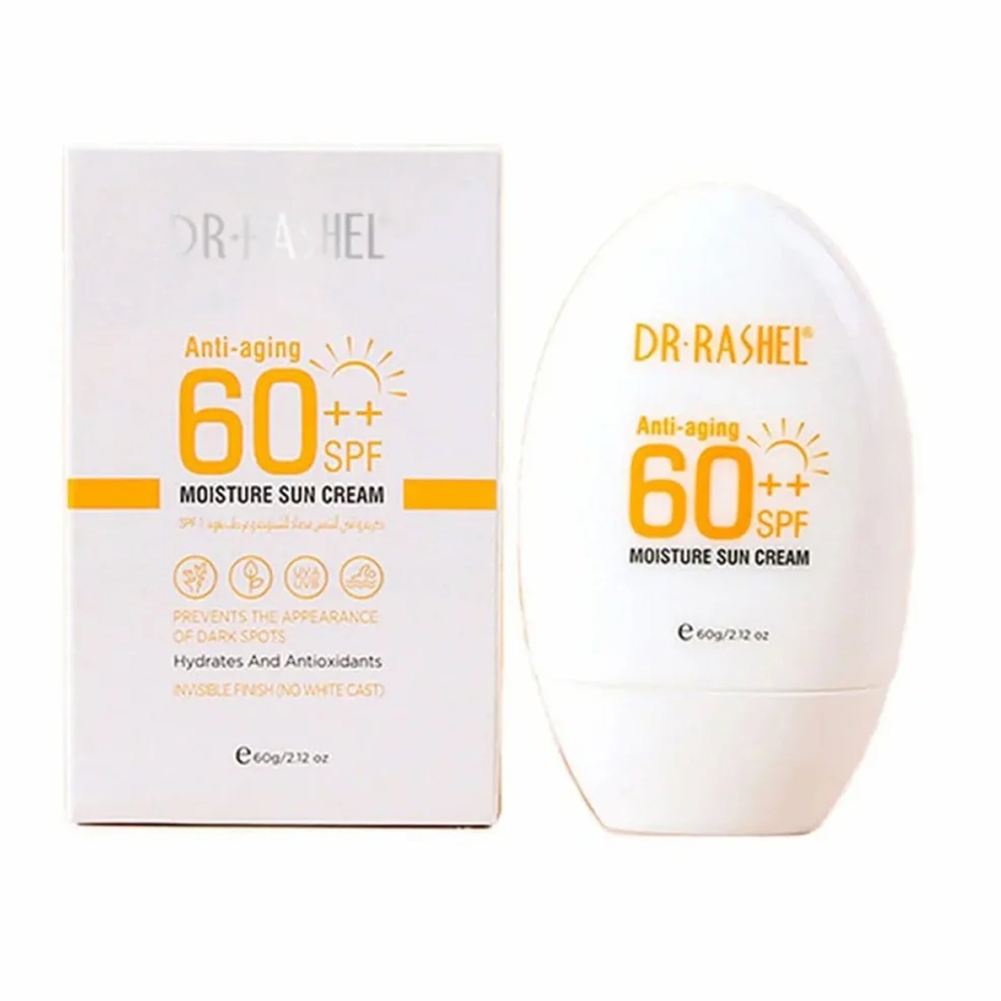 Dr. Rashel - Anti-Aging Moisture Sun Cream SPF 60++ - 60g – Sugari