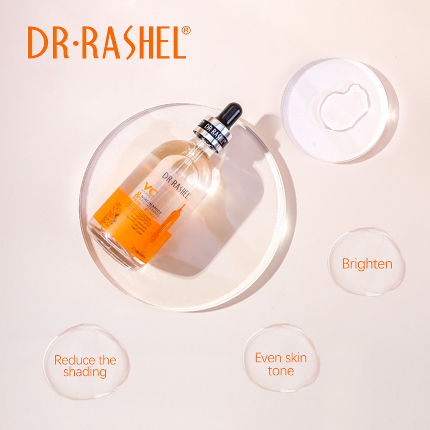 DR. RASHEL - VITAMIN C & NIACINAMIDE BRIGHTENING PRIMER SERUM - 100ML