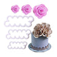 THE EASIEST ROSE EVER CAKE MOLD / ROSE PETAL CUTTER / FONDANT CUTTER (3 PIECES)