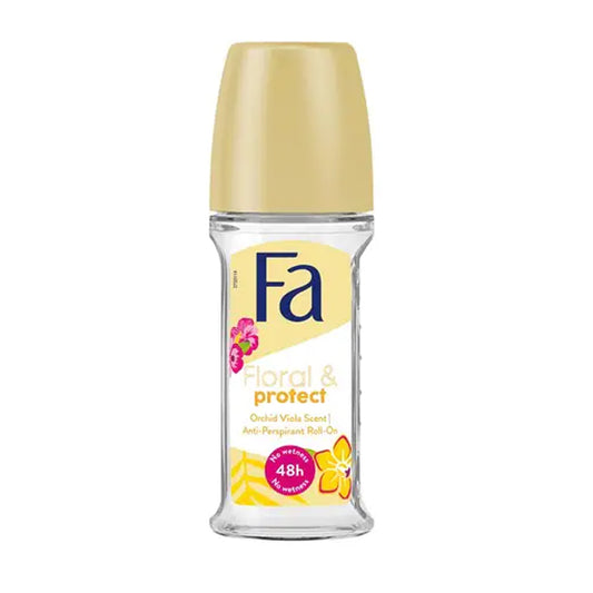 FA - FLORAL & PROTECT ORCHID VIOLA SCENT 48H ANTI-PERSPIRANT DEODORANT ROLL ON - 50ML