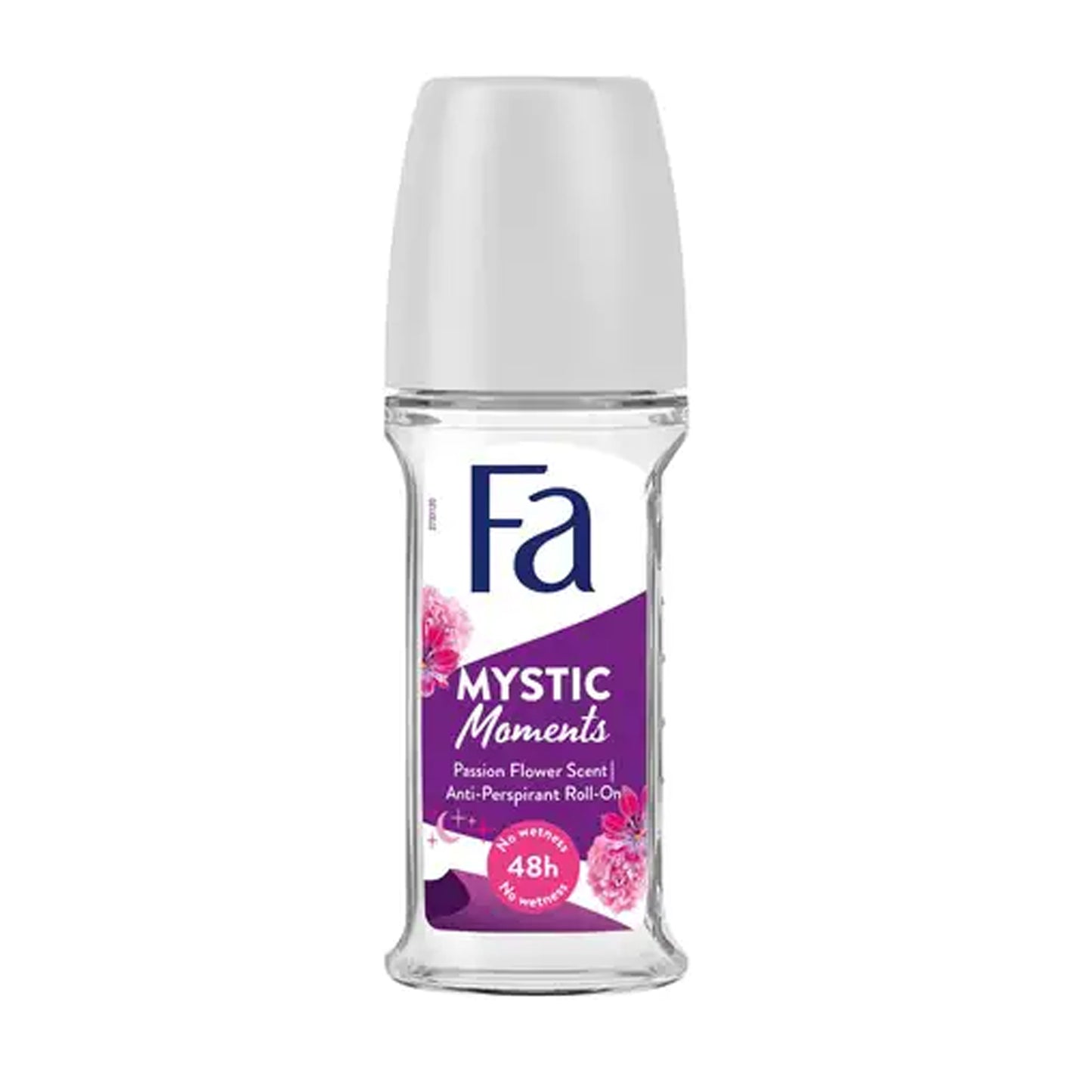 FA - MYSTIC MOMENTS PASSION FLOWER SCENT 48H ANTI-PERSPIRANT DEODORANT ROLL ON - 50ML