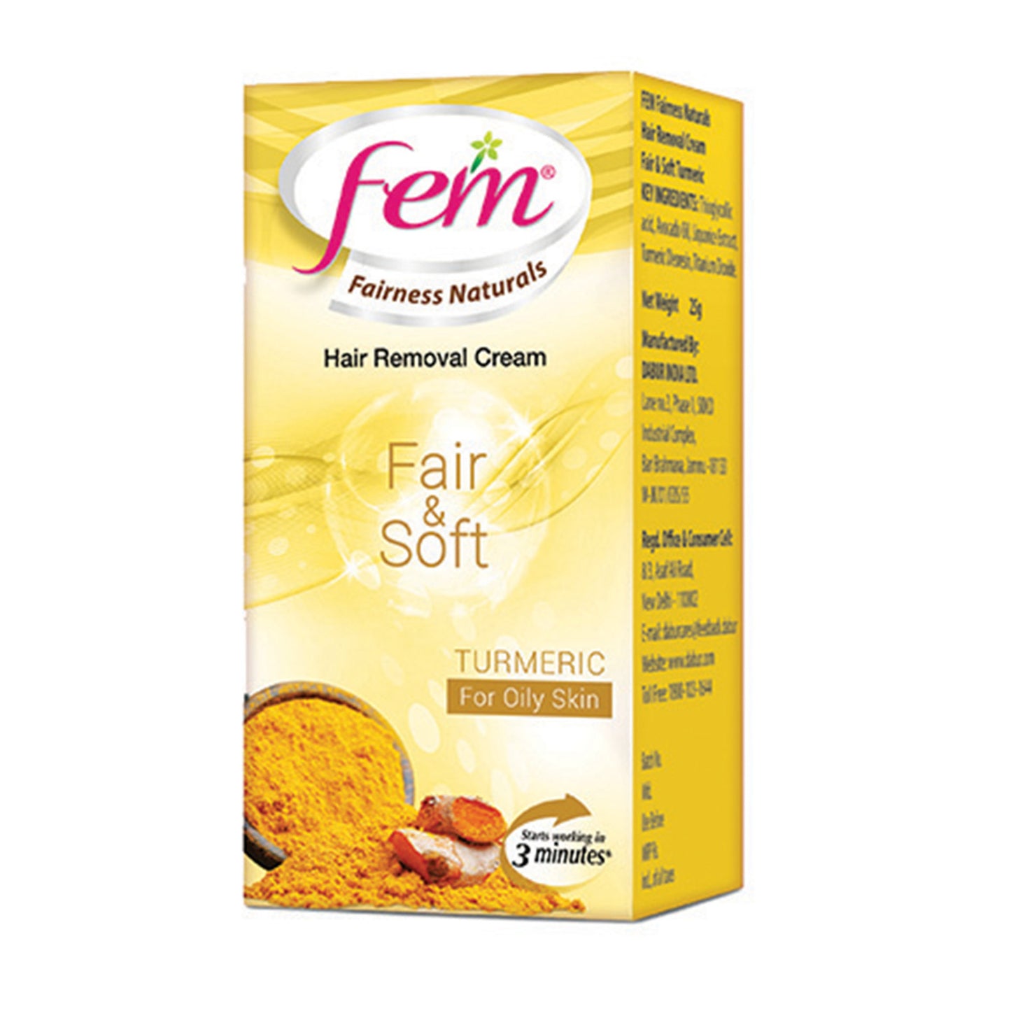 Fem - Turmeric Hair Removal Cream - 60g