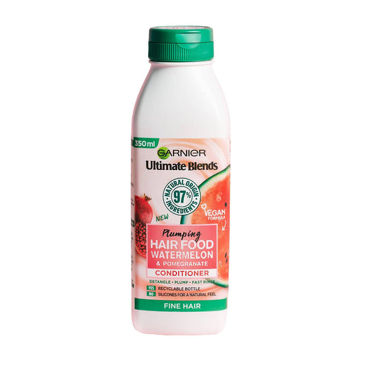 GARNIER - ULTIMATE BLENDS PLUMPING HAIR FOOD WATERMELON & POMEGRANATE CONDITIONER - 350ML