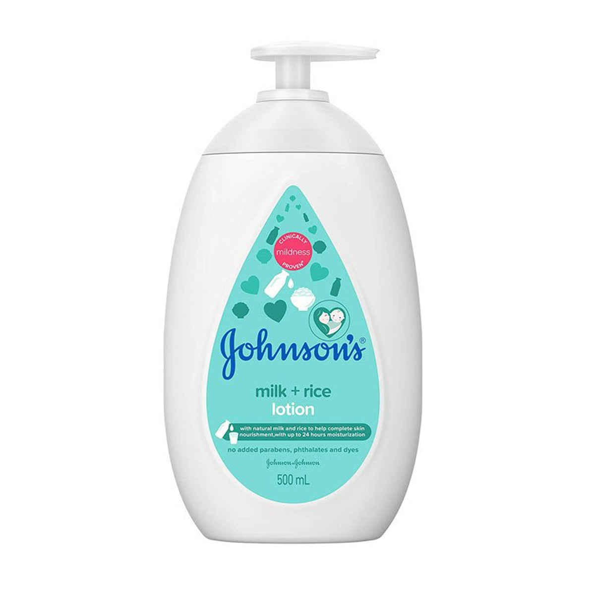 Johnson's - Milk + Rice Baby Lotion - 500ml (Malaysia)