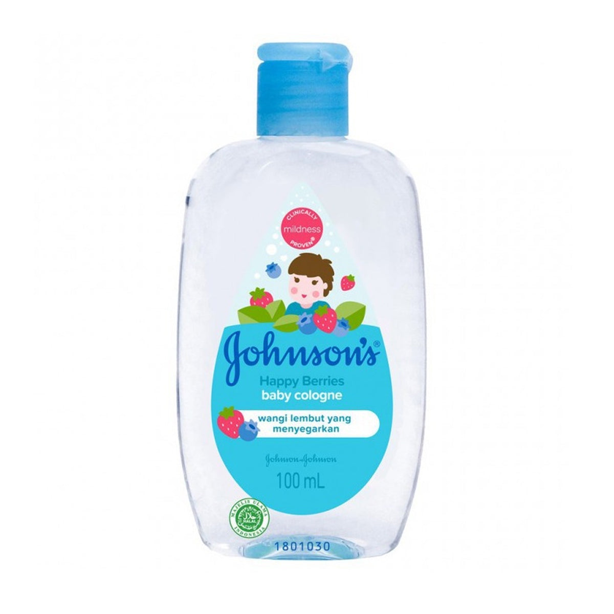 Johnson's - Happy Berries Baby Cologne - 100ml (Indonesia)