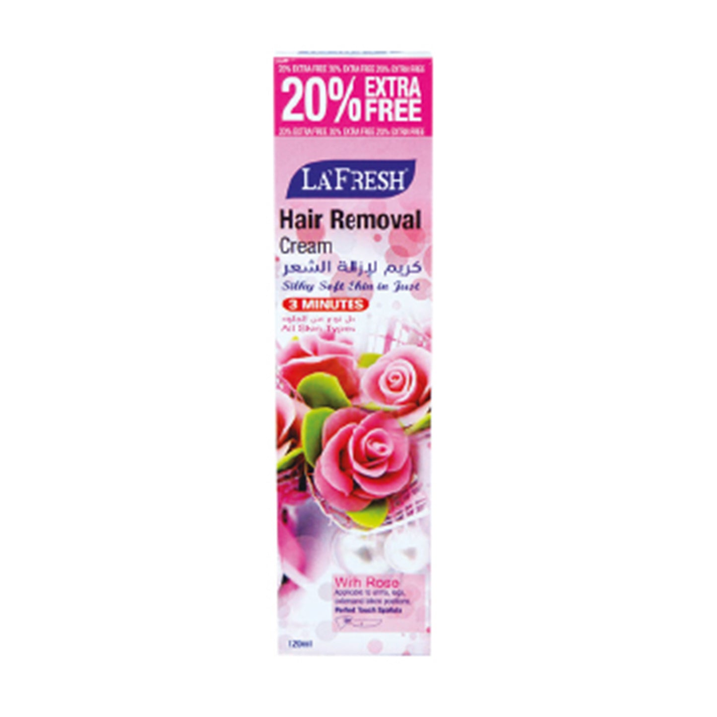 LA FRESH - HAIR REMOVAL CREAM WITH ROSE - 120ML