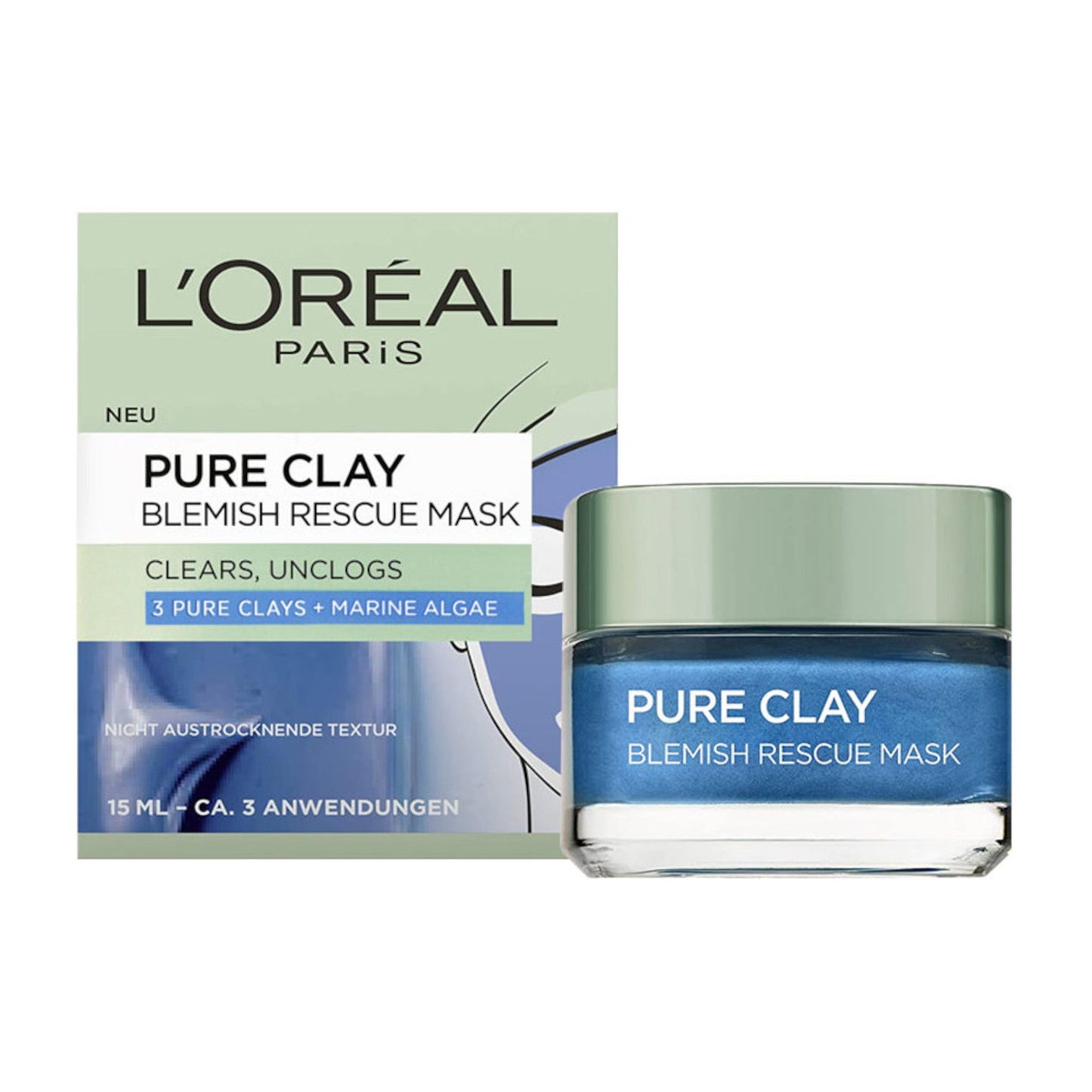 L'Oreal Paris - Pure Clay Blemish Rescue Mask - 50g