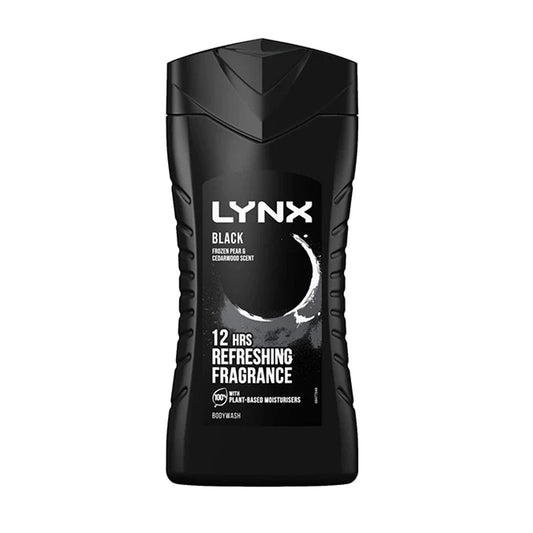 LYNX - BLACK FROZEN PEAR & CEDARWOOD SCENT BODY WASH - 250ML