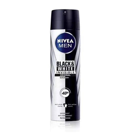 Nivea Men - Black & White Invisible Original Anti-Perspirant Deodorant Spray - 150ml