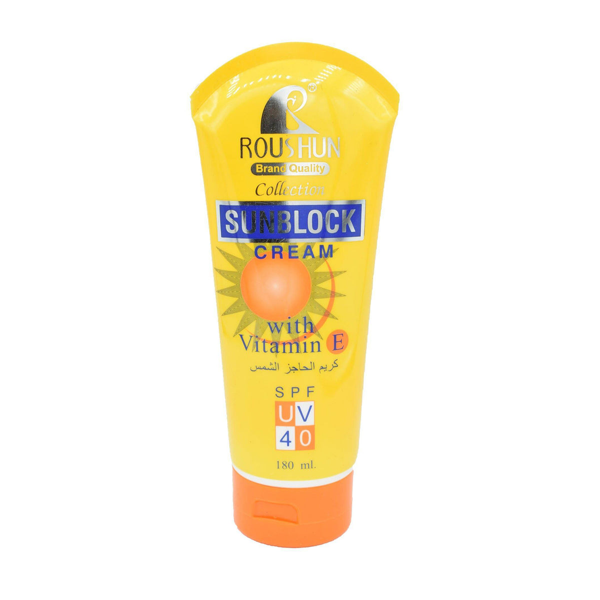 Roushun - Sunblock Cream With Vitamin E SPF 40 - 180ml (PRC)