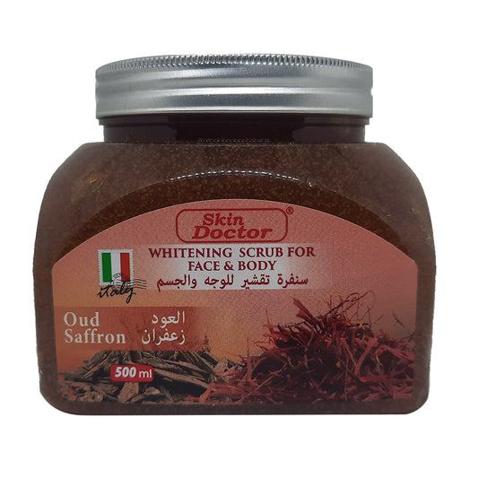 Skin Doctor - Oud Saffron Whitening Scrub For Face & Body - 500g