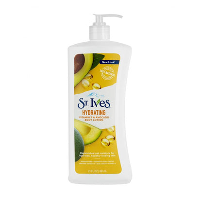 St. Ives - Hydrating Vitamin E & Avocado Body Lotion - 621ml (USA)