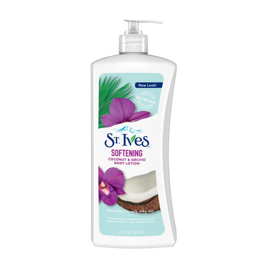 ST. IVES - SOFTENING COCONUT & ORCHID BODY LOTION - 621ML