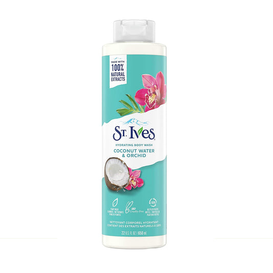 ST. IVES - COCONUT WATER & ORCHID HYDRATING BODY WASH - 650ML
