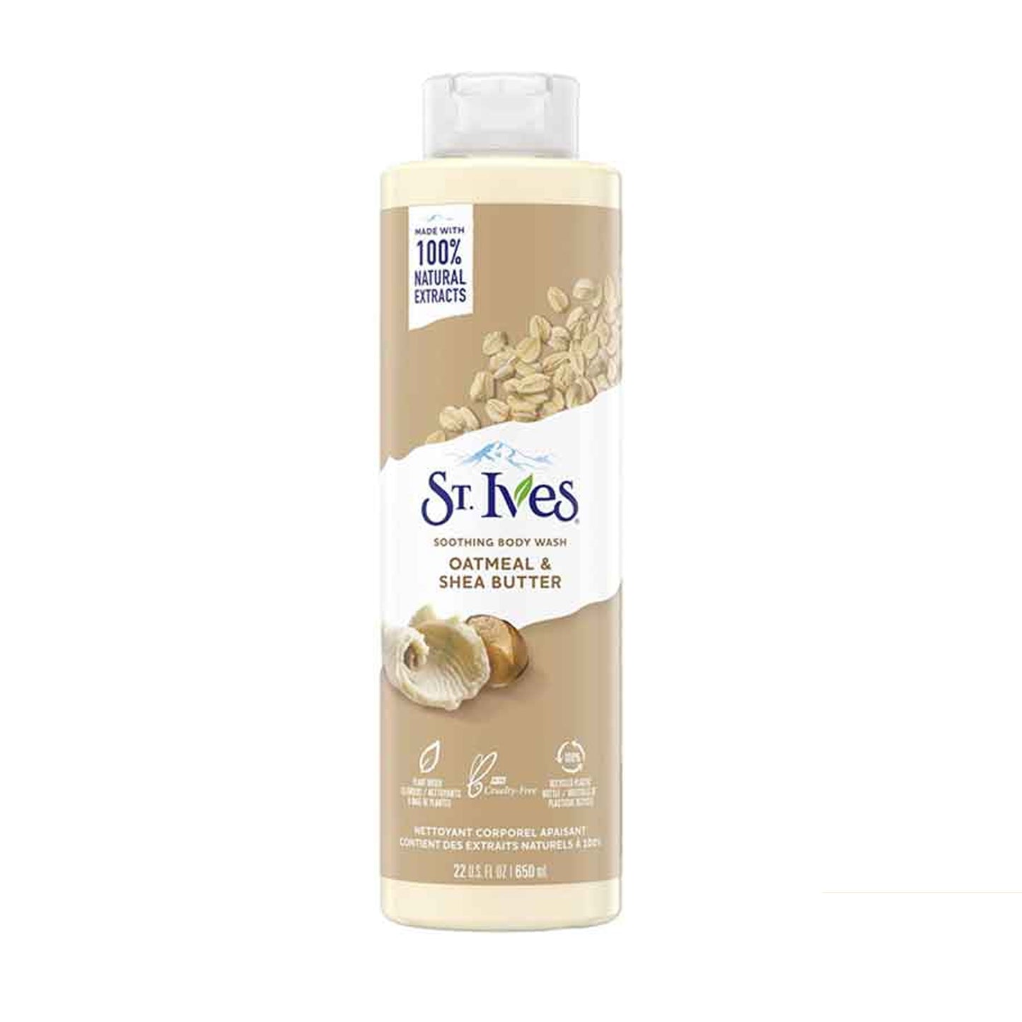 ST. IVES - OATMEAL & SHEA BUTTER SOOTHING BODY WASH - 650ML