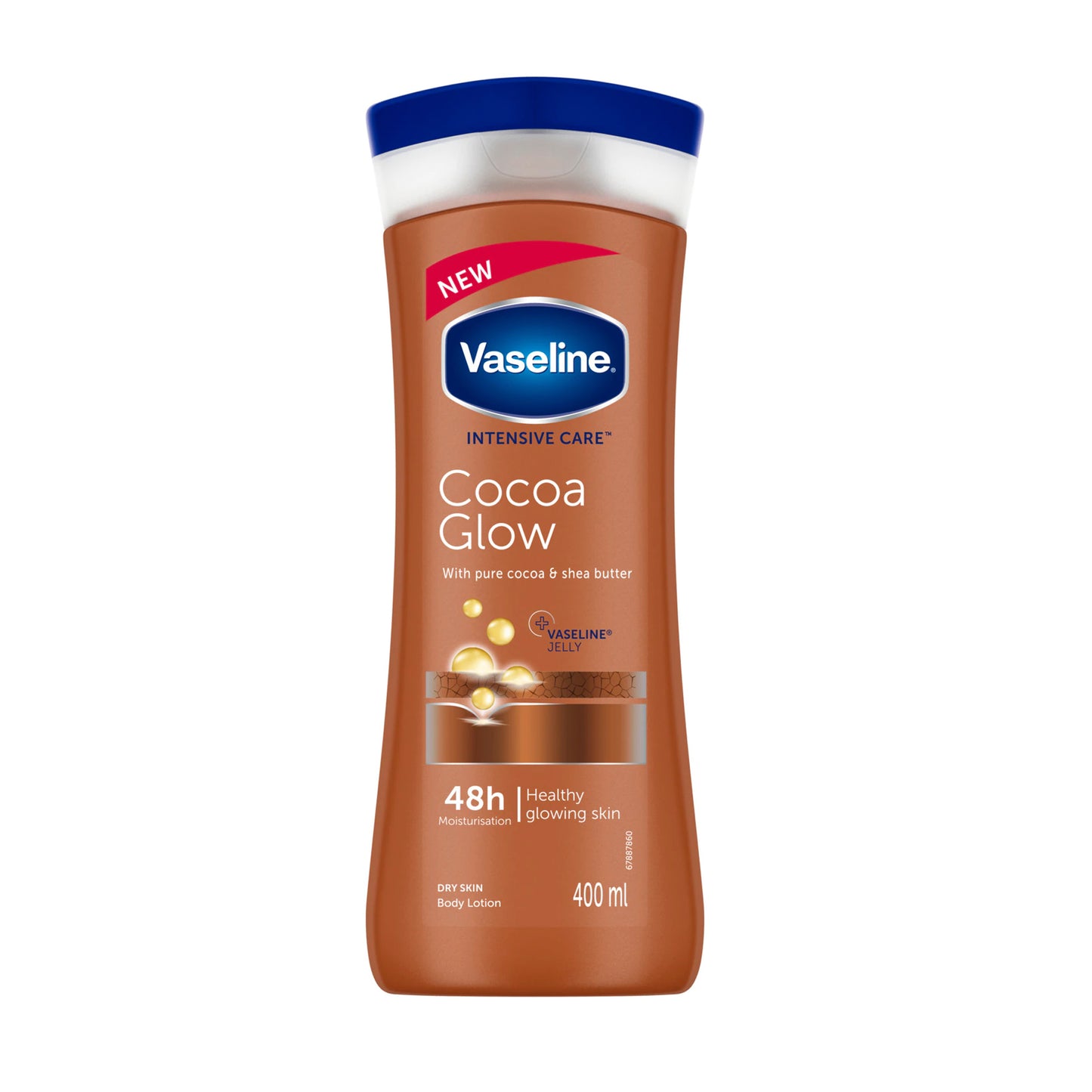 VASELINE - INTENSIVE CARE COCOA GLOW BODY LOTION WITH PURE COCOA & SHEA BUTTER - 400ML