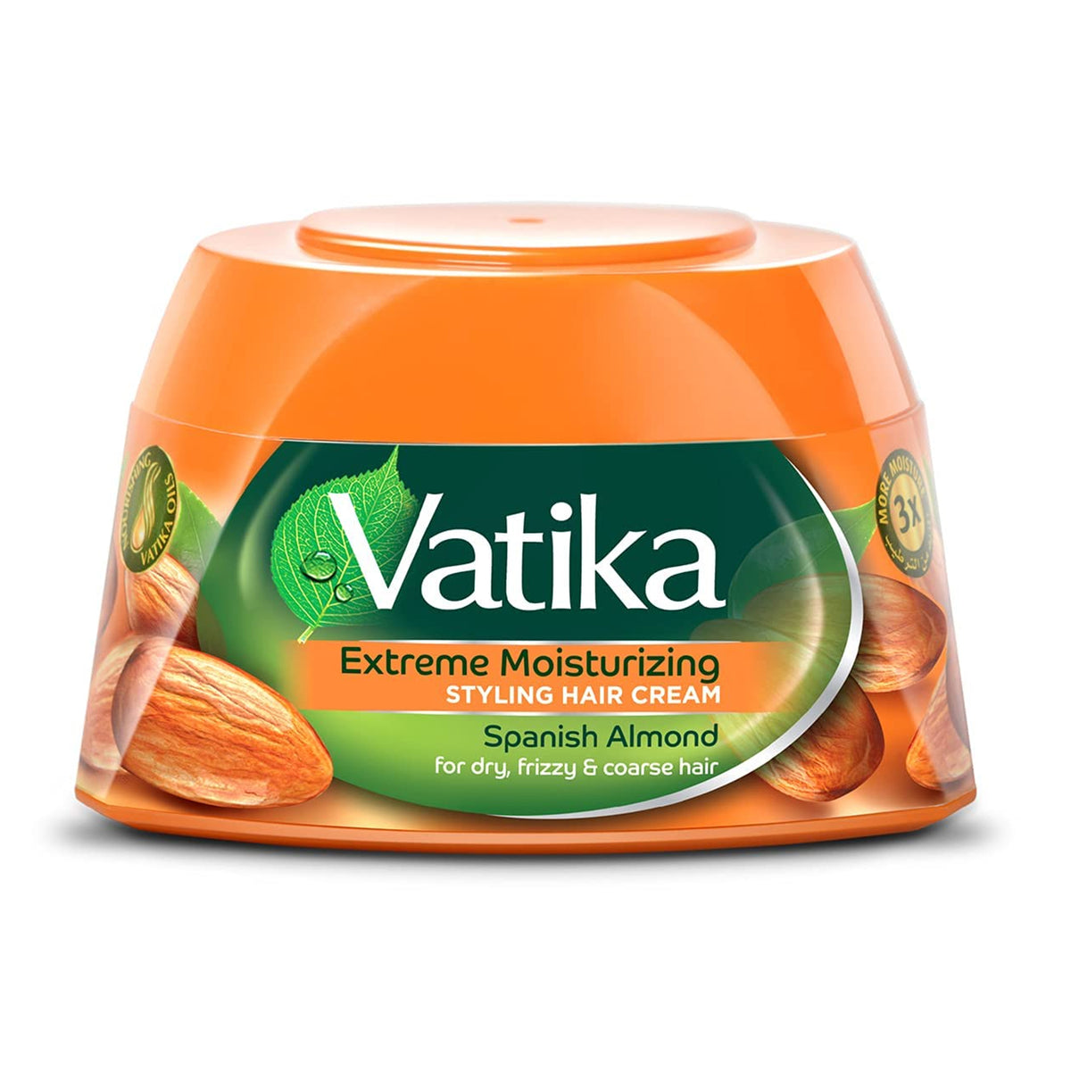 Vatika - Extreme Moisturizing Styling Hair Cream With Spanish Almond - 140ml (UAE)