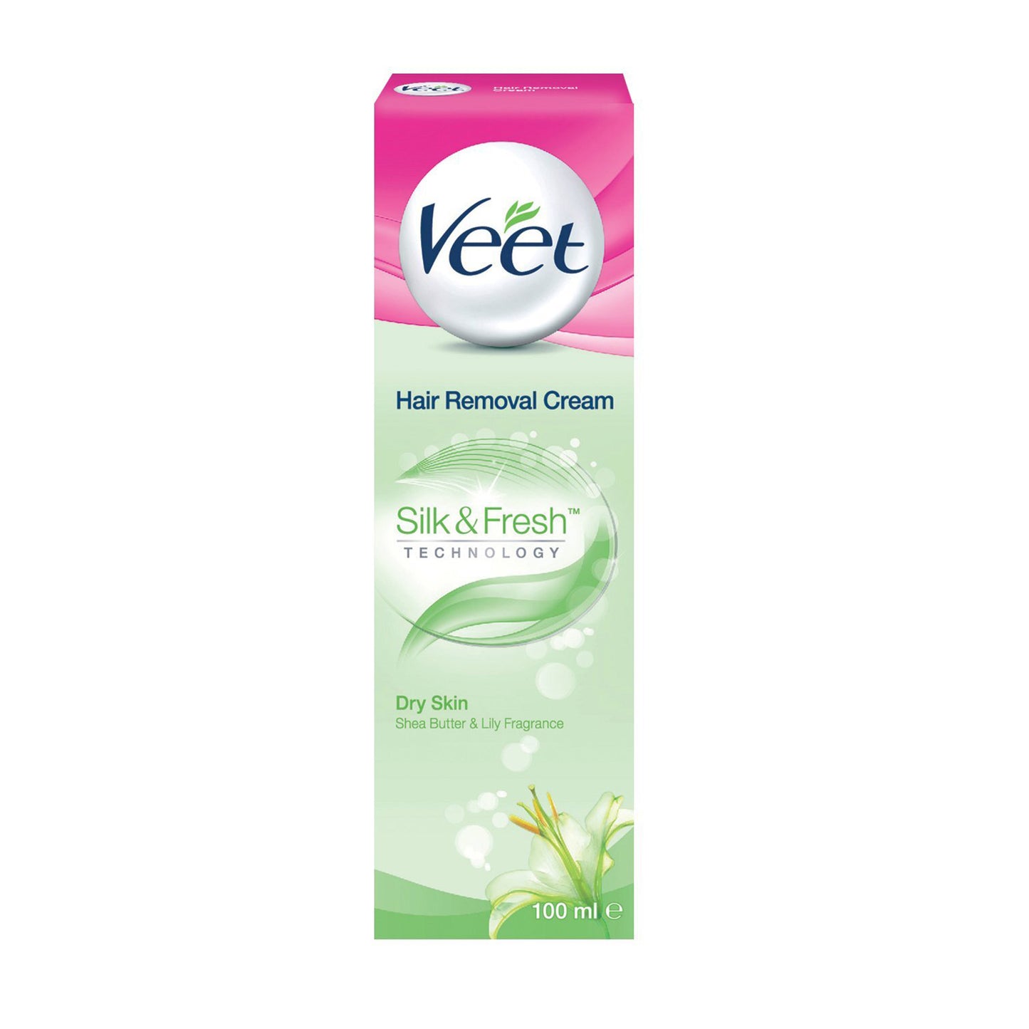 VEET - HAIR REMOVAL CREAM FOR DRY SKIN WITH SHEA BUTTER & LILY FRAGRANCE - 100G